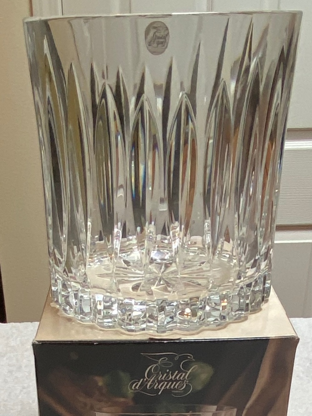 Crystal Ice Bucket with Tongs. - Picture 6 of 6
